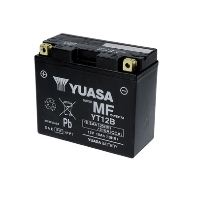 BATTERIA YUASA YT12B (SIGILLATA ATTIVATA - FACTORY SEALED) 12V/10AH