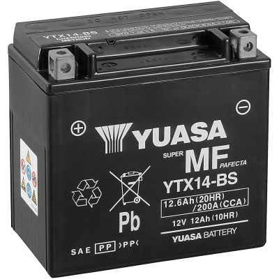 BATTERIA YUASA YTX14AH-BS (SIG