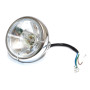 FANALE TONDO D.127 CROMATO LAMP.S2 35/35W-C/LUCE POSIZ.