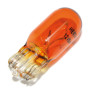 LAMPADA HERT TUTTO VETRO ARANCIO 12V-5W T10 (C10)