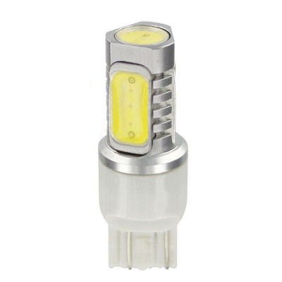 12V Mega-Led 20 - 8 super chips + 12 chips - (W21/5W) - Quadrifocus - W3x16q - 1 pz  - D/Blister - Bianco - Resistenza incorpora