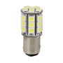 12V Hyper-Led 81 - 27 SMD x 3 chips - (P21/5W) - BAY15d - 1 pz  - Scatola - Bianco