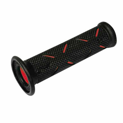 MANOPOLE STRADA FORATE PROGRIP 717 DUAL DENSITY (COLORE:ROSSO) Rif.Progrip: PA0717OERO02