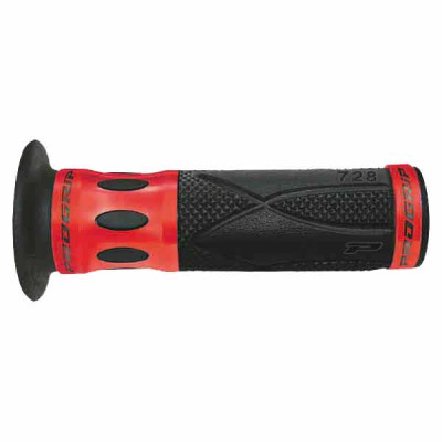 MANOPOLE STRADA FORATE PROGRIP 728 (COLORE:ROSSO) Rif.Progrip: PA0728OECRRO