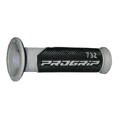 MANOPOLE STRADA FORATE PROGRIP 732 DUAL DENSITY (COLORE:GRIGIO) Rif.Progrip: PA0732OEGR02