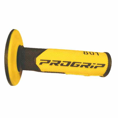 MANOPOLE CROSS PROGRIP 801 DUAL DENSITY (COLORE:GIALLO) Rif.Progrip: PA080100NEGI