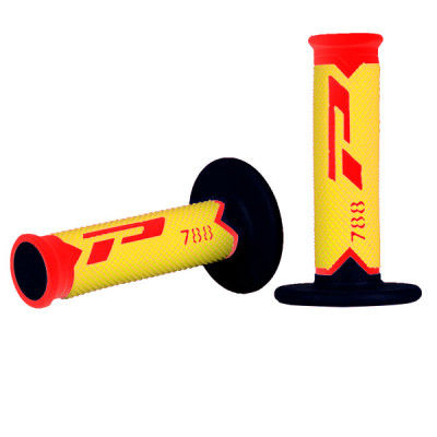 MANOPOLE CROSS PROGRIP 788 TRIPLE DENSITY (COLORE: ROSSO/GIALLO/NERO) Rif.Progrip: PA078800RGFN