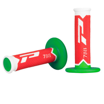 MANOPOLE CROSS PROGRIP 788 TRIPLE DENSITY (COLORE: BIANCO/ROSSO/VERDE) Rif.Progrip: PA078800WRVF