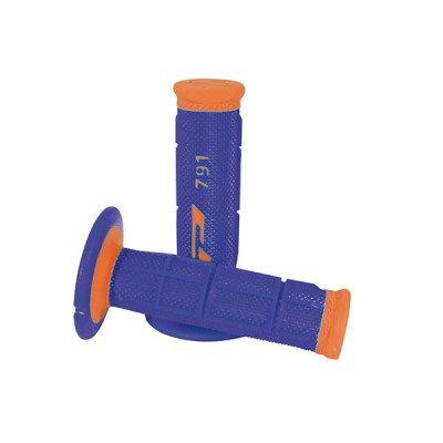 MANOPOLE CROSS PROGRIP 791 DUAL DENSITY (COLORE: ARANCIO FLUO/BLU) Rif.Progrip: PA079100AFBL