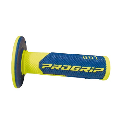 MANOPOLE CROSS PROGRIP 801 DUAL DENSITY (COLORE: GIALLO FLUO/BLU) Rif.Progrip: PA080100GFBL