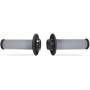 MANOPOLE CROSS PROGRIP 708 NERO-GRIGIO CON SISTEMA LOCK-ON Rif.Progrip: PA070800NEGR