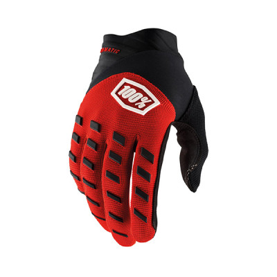 GUANTI 100% AIRMATIC YOUTH RED/BLACK (L)