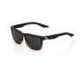 OCCHIALI DA SOLE 100% BLAKE - SOFT TACT FADE BLACK / HAVANA - LENTI A SPECCHIO NERE