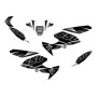 KIT GRAFICHE ADESIVE UP DESIGN PER SUZUKI SV650 08- 16 NERO-BIANCO