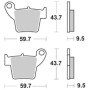 PASTIGLIE FRENO WRP (Rif.WRP WG-7377-F6) Equivalente SBS 777HF