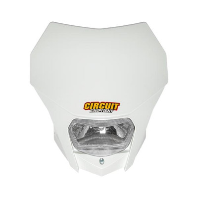 PORTAFARO BAGUS BIANCO-BIANCO CON LAMPADA ALOGENA 12V 35/35W (Rif.CIRCUIT: HL020-222) Rif.CIRCUIT: HL020-222