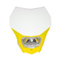 PORTAFARO BAGUS BIANCO-GIALLO CON LAMPADA ALOGENA 12V 35/35W (Rif.CIRCUIT: HL020-262) Rif.CIRCUIT: HL020-262