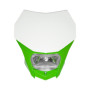 PORTAFARO BAGUS BIANCO-VERDE CON LAMPADA ALOGENA 12V 35/35W (Rif.CIRCUIT: HL020-272) Rif.CIRCUIT: HL020-272