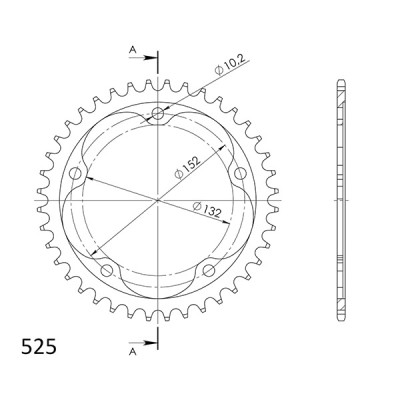 CORONA IN ACCIAIO P525 - Z41 (DIS.00039)