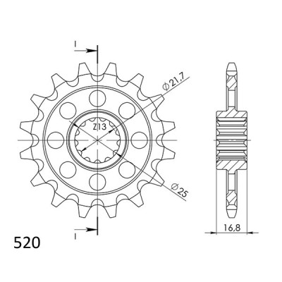 PIGNONE P520 - Z16 (DIS.00501)