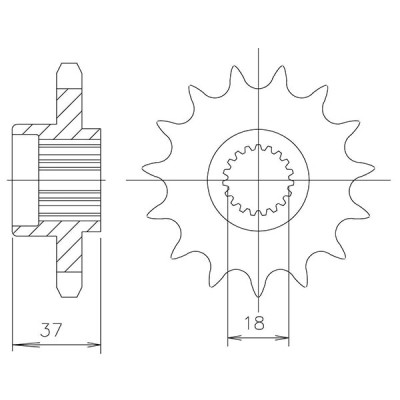 PIGNONE P520 - Z17 (DIS.00508)