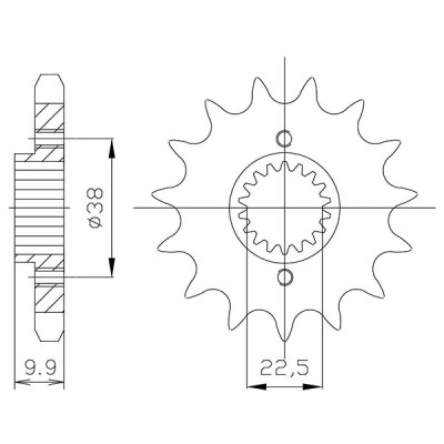 PIGNONE P520 - Z15 (DIS.00513)