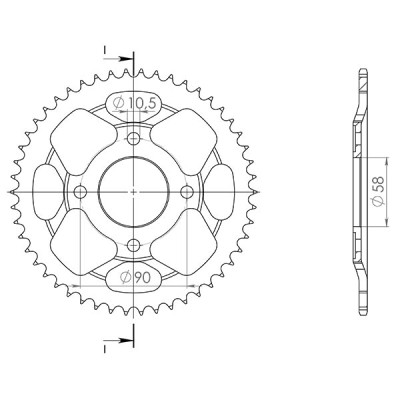 CORONA IN ACCIAIO P428 - Z50 (DIS.10216)