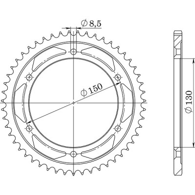 CORONA IN ACCIAIO P428 - Z51 (DIS.10226)