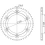 CORONA IN ACCIAIO P428 - Z54 (DIS.10229)