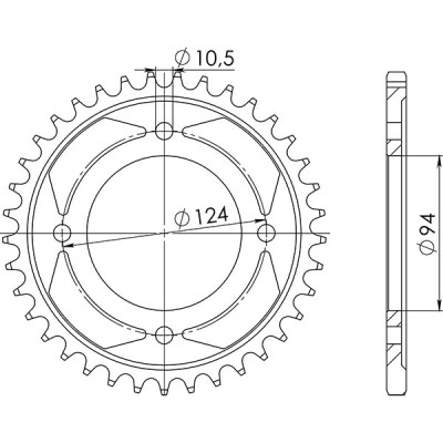 CORONA IN ACCIAIO P530 - Z34 (DIS.10505)