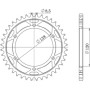 CORONA IN ACCIAIO P525 - Z38 (