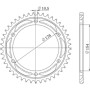 CORONA IN ACCIAIO P530 - Z44 (DIS.10609)