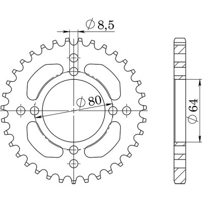 CORONA IN ACCIAIO P420 - Z32 (DIS.12101)