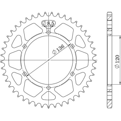 CORONA IN ACCIAIO P520 - Z37 (DIS.12304)