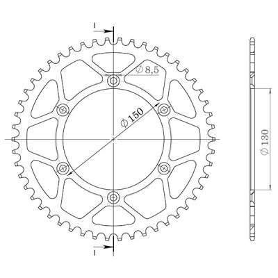 CORONA IN ACCIAIO P520 - Z48 (DIS.12323)