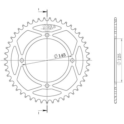 CORONA IN ACCIAIO P520 - Z36 (DIS.12509)