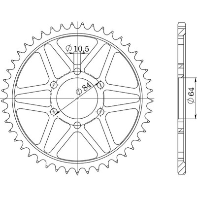 CORONA IN ACCIAIO P530 - Z33 (DIS.14400)