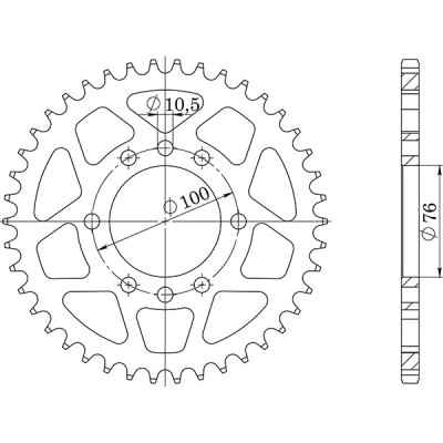 CORONA IN ACCIAIO P520 - Z46 (DIS.14401)