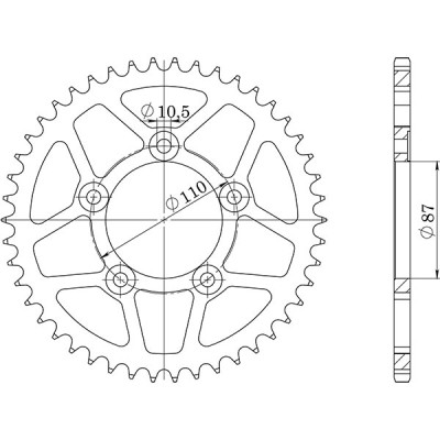 CORONA IN ACCIAIO P520 - Z46 (DIS.14405)