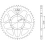 CORONA IN ACCIAIO P530 - Z42 (DIS.14601)