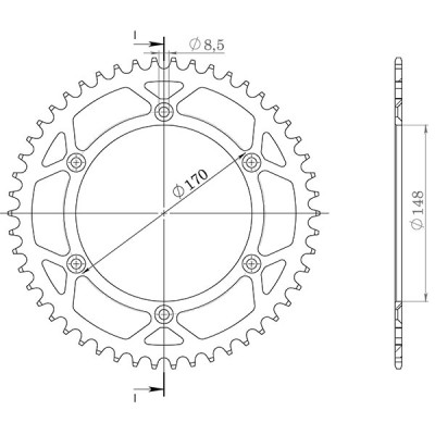 CORONA IN ACCIAIO P520 - Z48 (DIS.14801)