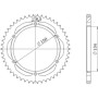 CORONA IN ACCIAIO P428 - Z48 (DIS.16203)