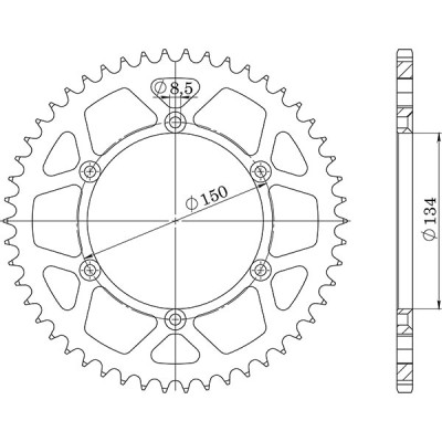 CORONA IN ACCIAIO P520 - Z39 (DIS.16204)