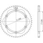 CORONA IN ACCIAIO P428 - Z52 (DIS.16207)