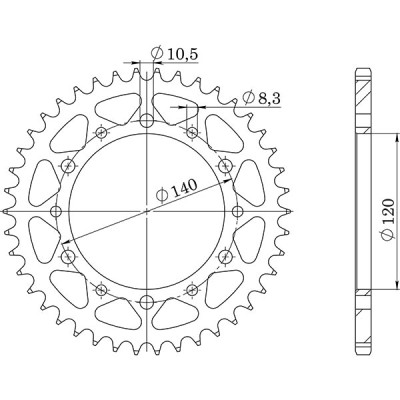 CORONA IN ACCIAIO P520 - Z40 (DIS.16302)