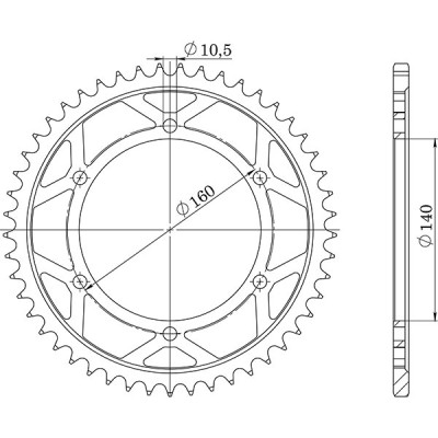 CORONA IN ACCIAIO P530 - Z44 (DIS.16701)