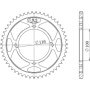 CORONA IN ALLUMINIO P428 - Z49 (DIS.17105)