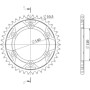 CORONA IN ALLUMINIO P520 - Z46 (DIS.17404)