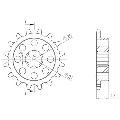 PIGNONE P530 - Z15 (DIS.20403)