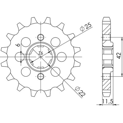 PIGNONE P530 - Z15 (DIS.20503)